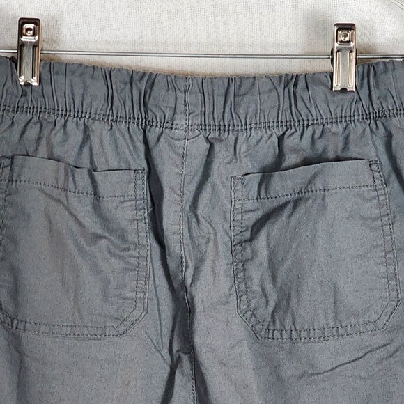 Wonder Nation Grey Flannel Cotton Poly Span Elastic Tie Waist Shorts Size XXL 18 - Picture 8 of 16